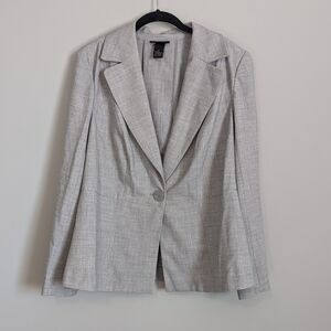 Lane Bryant Light Gray Blazer